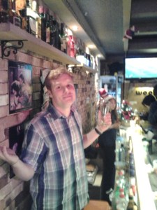 Bartending in Woodstock Christmas Eve