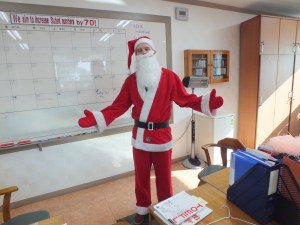 Me in Christmas mode at work